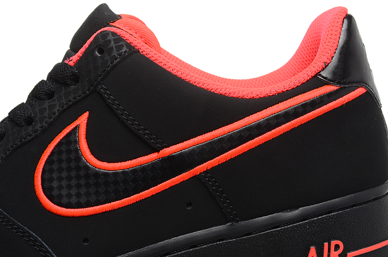 Nike Air Force 1 AF1 coco mens noir orange chaussures (1)